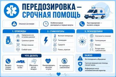 Помощь при передозировке в Москве