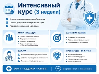Реабилитация за 21 день в Москве
