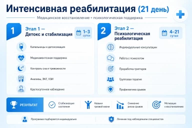 Реабилитация за 21 день в Москве